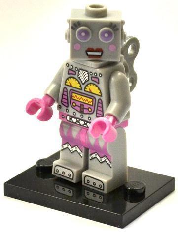 LEGO Minifigure-Lady Robot-Collectible Minifigures / Series 11-COL178-Creative Brick Builders